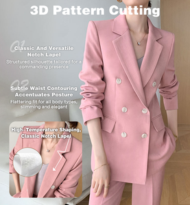 Trajes de Negocios de Lujo <span class=keywords><strong>para</strong></span> Mujer, Diseño Refinado, Nueva Temporada, Corte Profesional a Medida, Conjunto de Ropa de Oficina <span class=keywords><strong>para</strong></span> Damas Ejecutivas - Product Image 6