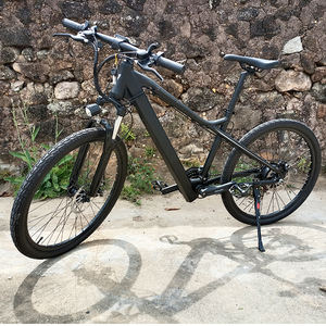 Entrepôt Européen 48V 350 Watt Noir E Vélo Cadre en Alliage Batterie 7.5Ah Couleur Noire Double Suspension Vélo Électrique avec Siège - Product Image 6