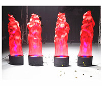 Système de spectacle de scène professionnel feu LED Base carrée flamme artificielle lumière Blaze lumière feu lumière pour scène