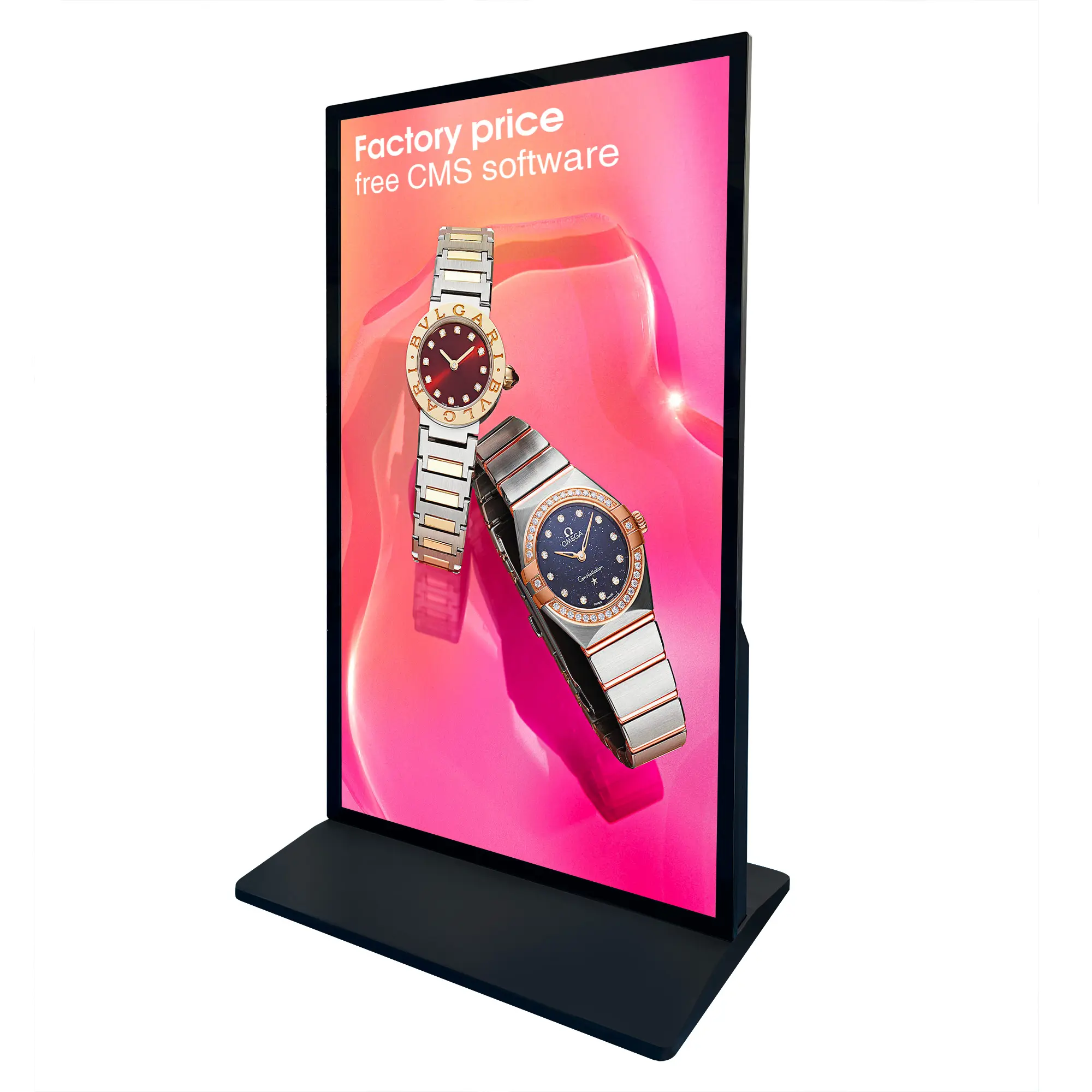 Migliore 4k android touch screen digital signage display advertising 65 totem