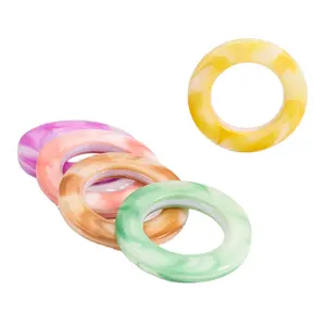 Plastic products for curtains New design New eyelets curtain eyelet ring plastic curtain rings Factory direct sales