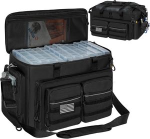 Sac à dos de pêche gratuit avec porte-cannes, sac à dos de pêche imperméable avec bretelles cachées - Product Image 1