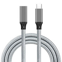 Meistverkauftes USB3.2 USB-C Verlängerungskabel 1m 2m 3m 5m Anpassbare Länge 100W 20Gbps 4K 60HZ