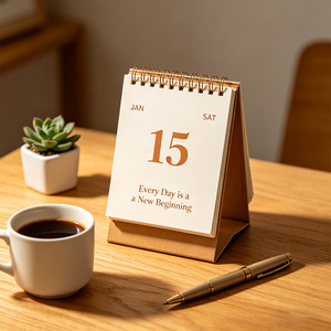 Impresión de Calendarios de Escritorio Personalizados al por Mayor, Calendarios de Escritorio con Impresiones Gratuitas y Servicio OEM para Socios Comerciales - Product Image 4