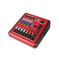 Demao PMR-406 mélangeur de puissance audio DJ professionnel à quatre canaux, contrôleur d'interface usb, musique à domicile, amplificateur de karaoké