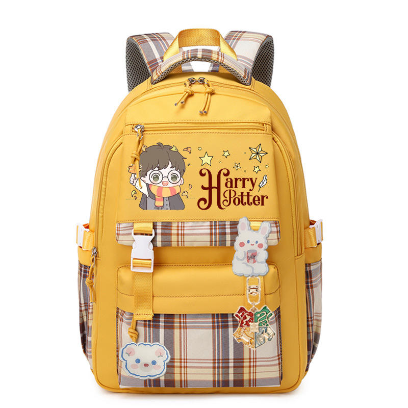 Jk yellow scarf harry potter-includes 1 pendant and 2 badges