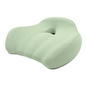 وسادة كرسي مكتب من الفوم الذاكر، دعم قطني مريح، وسادة مقعد متنفسة مضادة للانزلاق لجميع المواسم، للاستخدام في المنزل والسيارة والمكتب - Product Image 5