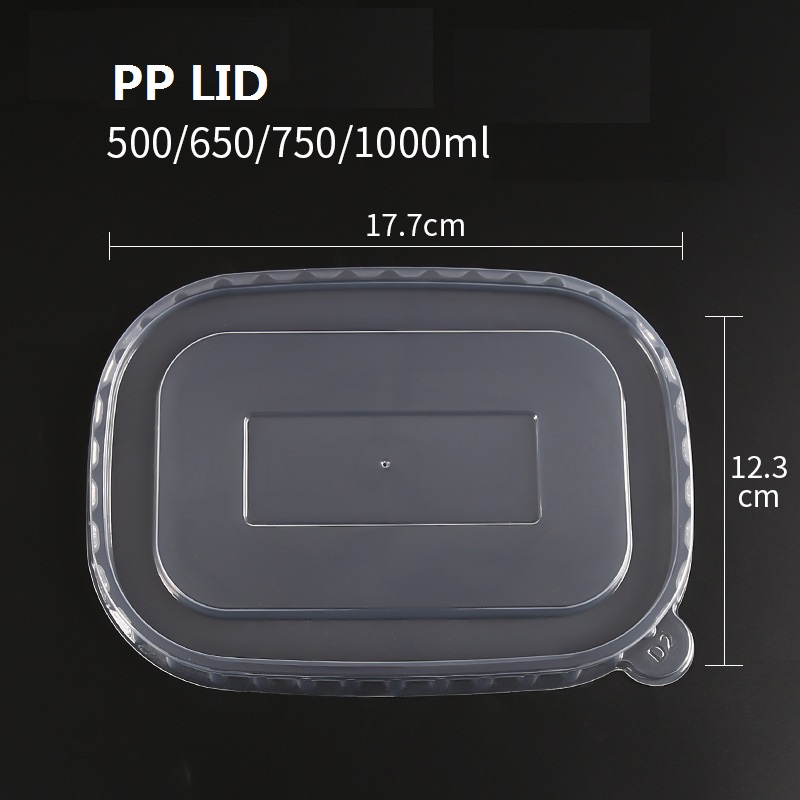 500ml Biodegradable Disposable Lunch Box For Food
