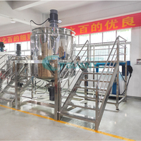 Réservoir de mélange de vaisselle en acier inoxydable Mélangeur de détergent liquide de shampooing Machine de fabrication de savon liquide de lavage des mains