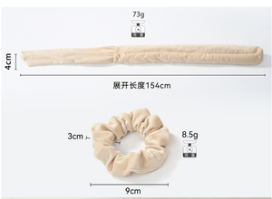 Lo más nuevo, 4 unidades/juego de rizadores de pelo sin calor, Tiktok, diadema de terciopelo suave, juego de <span class=keywords><strong>rizador</strong></span> de pelo, herramienta de peinado ondulado - Product Image 5