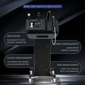 Dispositivo Multifuncional de Cuidado Facial con 4 Cabezales para Uso en Salón, Eliminador de Arrugas y Rejuvenecedor de <span class=keywords><strong>Piel</strong></span>, Cepillo de Limpieza Facial - Product Image 2