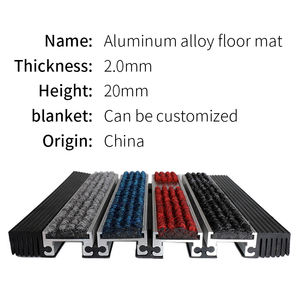 <span class=keywords><strong>Tapis</strong></span> de sol anti-poussière pour entrée commerciale avec inserts de <span class=keywords><strong>tapis</strong></span>, connexion en <span class=keywords><strong>caoutchouc</strong></span> <span class=keywords><strong>Tapis</strong></span> d'entrée en aluminium à enroulement facile pour hôtels - Product Image 2