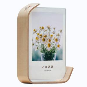Wood <strong>Plant</strong> Specimen Display Photo <strong>Frame</strong> Curved Wood Removable Calendar Photo <strong>Frame</strong> - Product Image 5