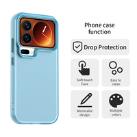 Funda Mate Resistente al Desgaste, Anti-Rayones y Absorbente de Impactos, con Parte Trasera Rígida y Bordes Suaves para Xiaomi 17 Pro/17 Pro Max/Poco X8 Pro