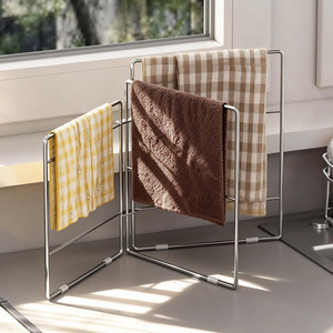 Portasciugamani da <span class=keywords><strong>Cucina</strong></span> in Acciaio Inossidabile 304, Supporto per Asciugamani da Appoggio, Gancio per Asciugare Strofinacci, <span class=keywords><strong>Porta</strong></span> Strofinacci da <span class=keywords><strong>Cucina</strong></span> - Product Image 3