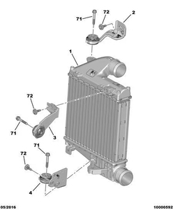 9675627980 9837473980 Ventilateurs de radiateur Intercooler pour Peugeot 4008 Citroen <span class=keywords><strong>C4</strong></span> <span class=keywords><strong>Picasso</strong></span> DS7 avec moteur 1.6T - Product Image 2