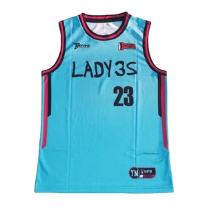 Nouveau style de maillot de basket-ball rétro unisexe personnalisé sublimé - Product Image 3