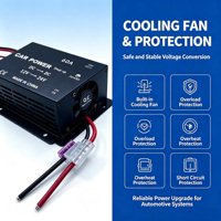 Convertisseur abaisseur de tension DC Senger 60A 12V/24V avec multiprотекcion, transformateur de puissance pour système audio automobile - Installation facile 1