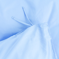 Techniques tissées Offre Spéciale Ensembles de literie bleu ciel 100% pur coton Housse de couette 3 pièces