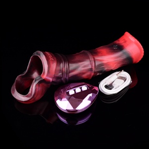 NNSX Funda Vibradora de Fantasía para Pene, Enorme Funda de Dildo de Caballo, Juguetes Sexuales para Adultos, Extensor de Pene para Hombre, Condón para Parejas - Product Image 2