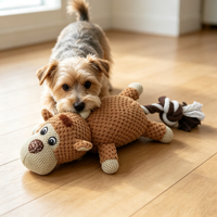 Jouets pour chiens populaires OEM/ODM, jouet en peluche couineur pour chien, jouet à mâcher résistant pour chien, jouets pour chiens de qualité supérieure, jouet d'activité pour chien, jouets pour chiens en gros