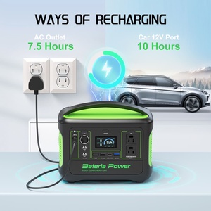 Wholesale 600W 110V/220V Outdoor <b>Camping</b> Emergency Rechargeable Battery Backup Portable Power Station 600W/568Wh Multi-function - Product Image 4