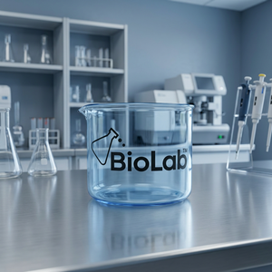 Vaso de Vidrio Transparente Azul Boro 3.3, Vaso Medidor de Laboratorio OEM BIOLAB para Enseñanza e Investigación - Product Image 4