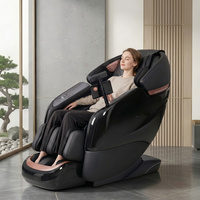 Sillón de Masaje Inteligente 3D 4D con IA y Escaneo Corporal para Bienestar en el Hogar, Gravedad Cero, Riel SL, Shiatsu, Masaje de Tejido Profundo