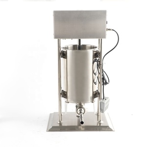 Machine à farcir les saucisses électrique 12L, entièrement en acier inoxydable, idéale pour les services de traiteur et la <span class=keywords><strong>boucherie</strong></span> gastronomique - Product Image 1
