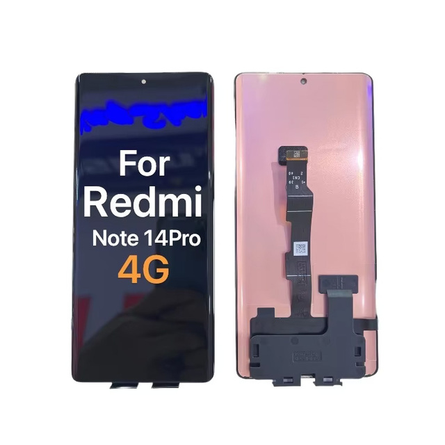 OLED LCD Display with Touch Screen Digitizer for Redmi Note 14 Pro 4G Replacement Phone Screen Panel No Frame