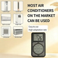 Télécommande universelle pour climatiseur mini LCD Q58, faible consommation d'énergie, portable, fabriqué en Chine