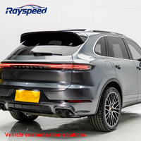 Kit de mise à niveau intérieur marron personnalisé pour Porsche Cayenne 955 957 958, conversion complète de la cabine