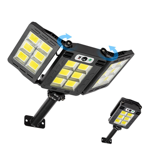 Farola solar led de alta calidad para jardín, tres en uno, luces de calle de alta eficiencia, Sensor de movimiento al aire libre, venta al por mayor - Product Image 1