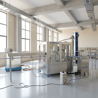 Chaîne de production complète de remplissage automatique de bouteilles PET pour eau minérale pure et soda pour petites entreprises