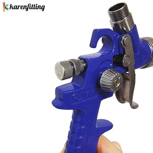 ชุดปืนพ่นสีระบบ HVLP ปรับแต่งได้ พร้อมแก้วพลาสติก อะไหล่ OEM ทำจากโลหะผสม สำหรับพ่นสีรถยนต์ - Product Image 5