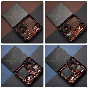 Men's Business Watch Wallet Keychain Belt Pen Male Set <b>Gift</b> With Box - Product Image 4