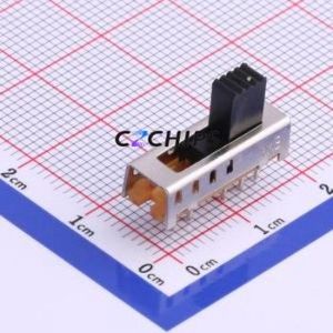 SS24E01L6 Slide Switch Through hole Component (THT) Switch Double Pole Three Throw Rectangle Pin Header PC Pin 18mm - Product Image 1
