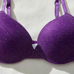 D3220 #   Sujetador Push-Up con Aros Personalizado de Fábrica, Cómodo, Transpirable, con Relleno Metalizado Suave, Ropa Interior para Mujer de Uso Diario - Product Image 4
