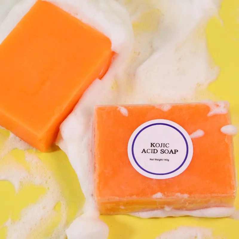 Мыло с койевой кислотой Глицериновая основа Осветление кожи Отбеливание лица Купание тела Отбеливающее Мыло с койевой кислотой
