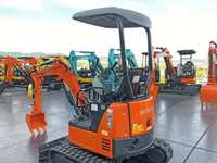 Mini-excavatrice hydraulique sur chenilles Hitachi ZX17U - Occasion, excellent état, moteur et boîte de vitesses d'origine japonaise inclus, 2022