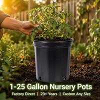 Pots de plantation en plastique HDPE recyclé, résistants au gel, stabilisés aux UV, pour l'extérieur, toutes saisons, pour fleurs, légumes, jardin