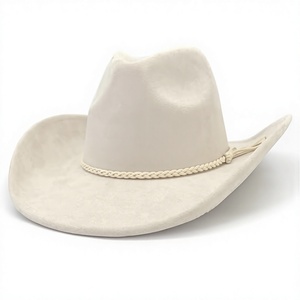 Sombrero de Gamuza Estilo Vaquera Costera Estético - Product Image 1