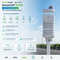 Estación Meteorológica Ultrasónica Integrada SenseCAP S1000 10 en 1 RS485 para Monitoreo de Tráfico en Carreteras y Autopistas con PM2.5 PM10