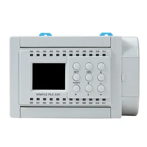 Huaqingjun 12-in 12-out Relay Output PLC Analog Inputs 0-10V with RS485 WIFI Phone App Program Simple PLC for RS485 Relay Module