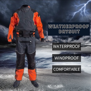 Toptan <span class=keywords><strong>3</strong></span> katmanlı su geçirmez nefes serbest dalış elbisesi için kayık egzoz İnşaat lateks + neopren contalar kuru elbise - Product Image 3