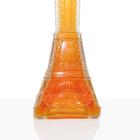 Bouteille en verre vide de haute qualité, forme Tour Eiffel unique, pour spiritueux, vodka, brandy, avec bouchon, 500ml, 700ml, 750ml