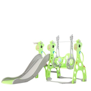 Tobogán y Columpio de <span class=keywords><strong>Jirafa</strong></span> de Alta Calidad, Tres en Uno, de Plástico, para Niños - Product Image 2
