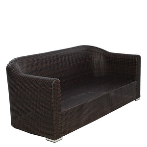 Set di Divani da Giardino con Design Curvo del Bracciolo Reale, Mobili da <span class=keywords><strong>Patio</strong></span> in Vimini per Esterni - Product Image 4