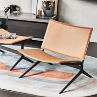 Fera D Home Casa post-moderne italien dernier design chaise de salon en acier inoxydable
