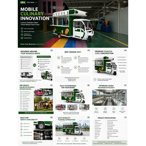 Food Truck Personalizzabili/BBQ/Dessert Truck/Camper per Alimenti, Dotati di un Set Completo di Attrezzature da Cucina. - Product Image 3